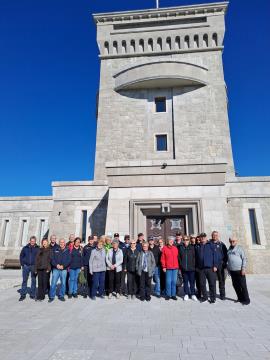 Zagorski častniki na ekskurziji na Cerje in v Vojaški muzej Tabor Lokev